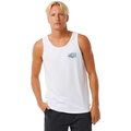 Rip Curl Traditions Tank Mens Optical White