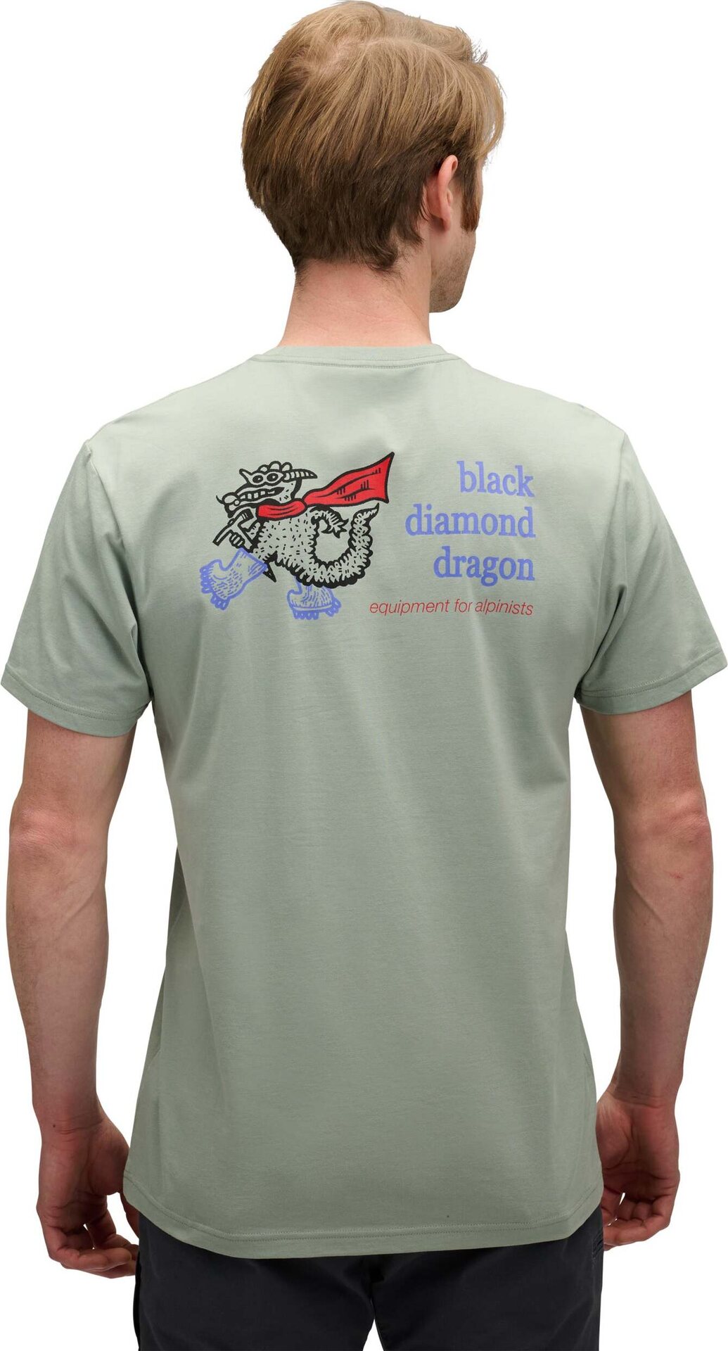 Black Diamond Dragon Short Sleeve Tee Mens Agave
