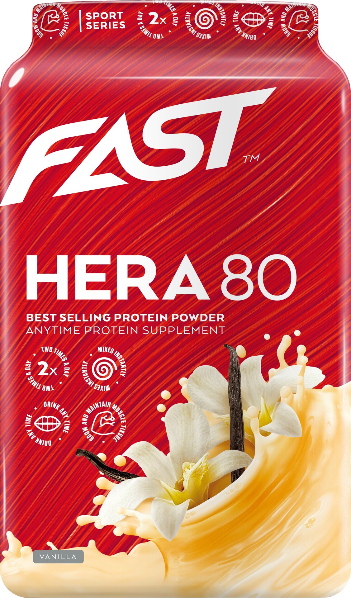 FAST Hera80 - heraproteiini, 600g Vanilja