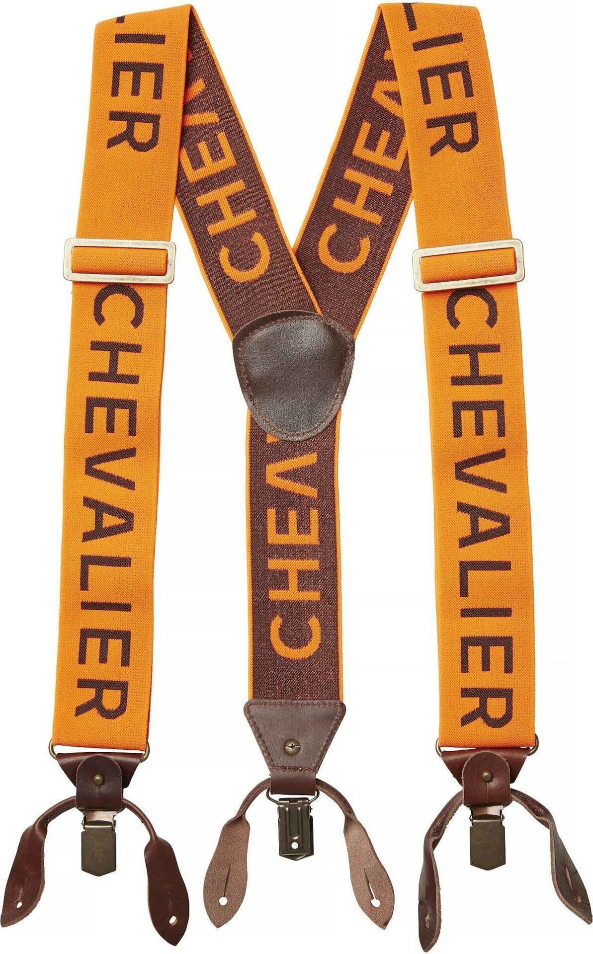 Chevalier Logo Suspenders High Vis Orange