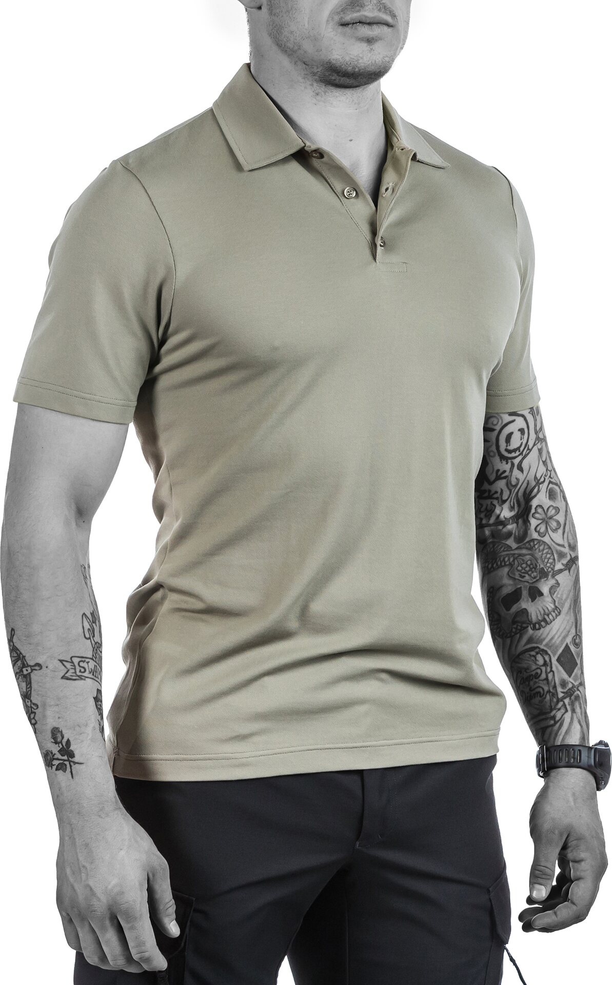 UF PRO Urban Polo Shirt Desert Grey