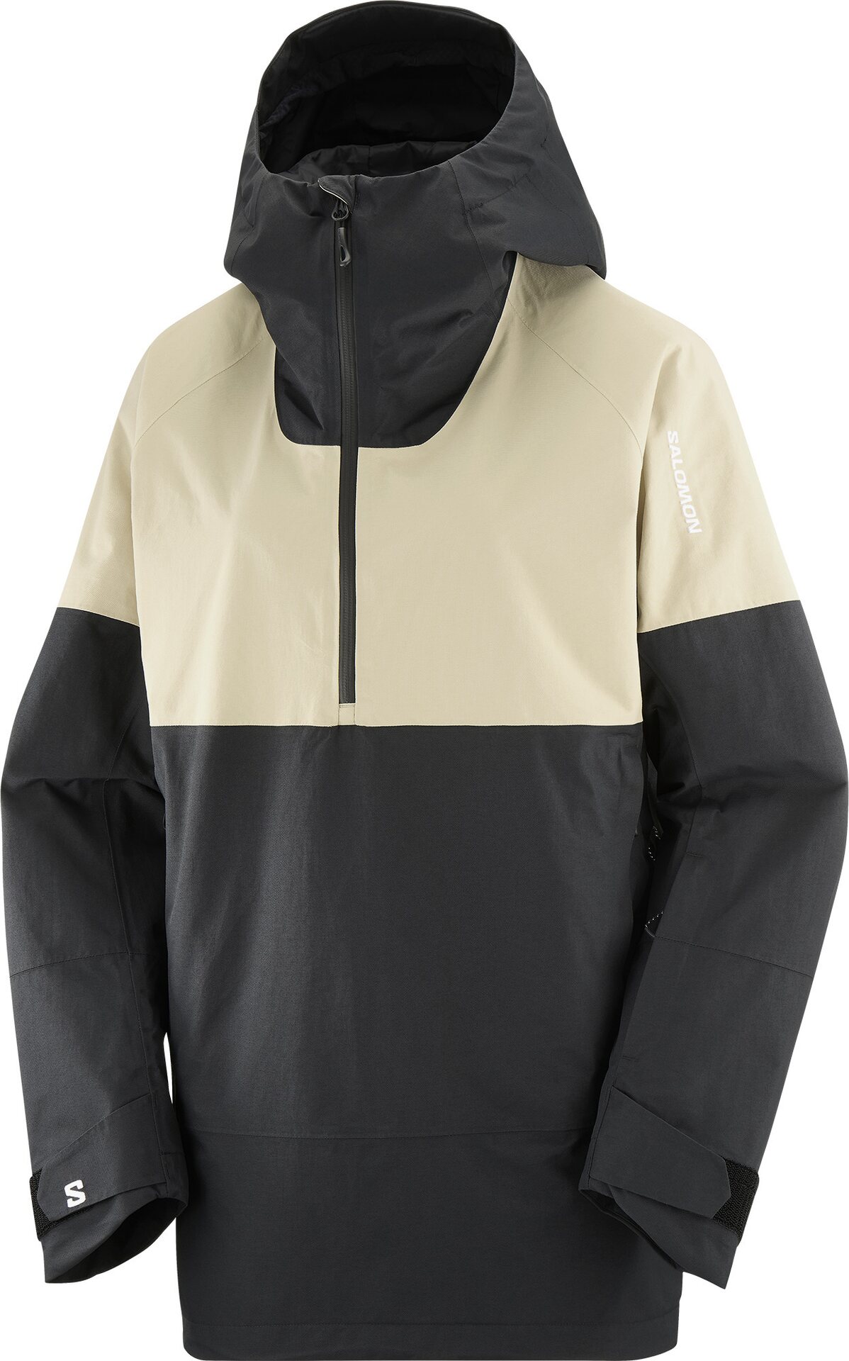 Salomon Bashley Anorak Womens White Pepper / Deep Black