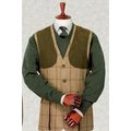 Laksen Glennan Tweed Shooting Vest 5170 Beige