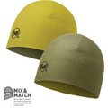 Buff Merino Wool Reversible Hat Solid Light Military