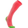 2XU Compression Performance Run Socks, Women Fluro Coral/Green