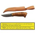 Tommi Knive 95 Natural brown handle and shealth