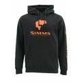 Simms Bass logo hoody Black