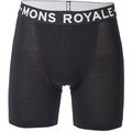 Mons Royale Hold 'em Boxer Box Logo Black