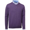 Chevalier Gary Wool Pullover w. patch Purple