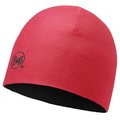 Buff Merino Wool Reversible Hat Junior Solid Wild Pink