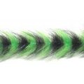 H2O Polar Fiber Streamer Brush 3" Chartreuse / Black