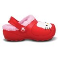 Hello Kitty Lined Custom Clog Red / Bubblegum