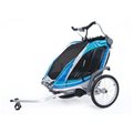 Chariot Chinook 2 - Bundle: pivoting wheel  +  baby supporter + car seat adapter + cargo bag Sininen