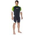 Mares Rash Guard Loose Fit Short Sleeve Man White/Lime