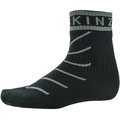 Sealskinz Super Thin Pro Ankle Sock with Hydrostop -kalvosukka Black/Grey