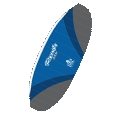 HQ Rush III 350 Pro 3.5m² -Trainer Kite Blue/grey