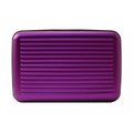 Ögon Designs Aluminium wallet 5A, Fan-shaped Purple