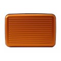 Ögon Designs Aluminium wallet 5A, Fan-shaped Orange