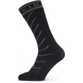 Sealskinz Super Thin Pro Mid Sock with Hydrostop Black/Grey