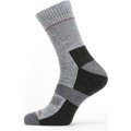 Sealskinz Solo QuickDry Ankle Length Sock Black/Grey/Red