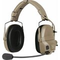 Ops-Core AMP, Communications Headset, Connectorized Tan 499