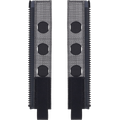 Ferro Concepts Back Panel MOLLE Zipper Kit Black