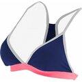 Orca Enduro Bikini Top Blue Depths/High Vis Pink