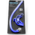 BornToSwim Adult Frontal Snorkel with Silicone Mouthpiece Blue
