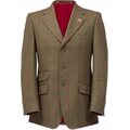 Alan Paine Combrook Mens Tweed Blazer - Classic Fit Sage (Olive)