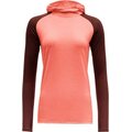 Devold Patchell Woman Hoodie Coral