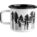 Muurla Nordic Enamel Mug 3.7 dl Forest