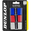 Dunlop Overgrip Tour Pro 3 Pcs Λευκό/κόκκινο/μπλε