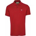 Barbour Brow Polo Shirt Lobster Red