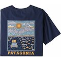 Patagonia Summit Road Organic T-Shirt Mens Classic Navy