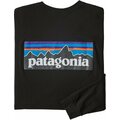 Patagonia Long-Sleeved P-6 Logo Responsibili-Tee Mens Black
