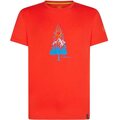 La Sportiva Baum T-Shirt Mens Poppy