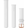 Garmin Quick Release Band (20 mm) White / Rose Gold Hardware