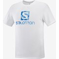 Salomon Outlife Logo SS Tee Mens White/Little Boy Blue