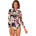 Rip Curl North Shore Cheeky Long Sleeve Swimsuit Black