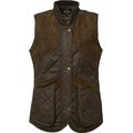 Chevalier Vintage Shooting Vest Womens Leather Brown