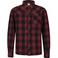 RAB Boundary Brushed Cotton Shirt Mens Oxblood Red Check