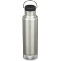 Klean Kanteen Insulated Classic 592ml (w/Loop Cap) Brushed Stainless / Black Cap