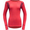 Devold Hiking Woman Shirt Poppy/Beetroot