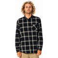 Rip Curl Checked Out Long Sleeve Flannel Mens Black