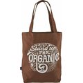 Patagonia Market Tote Root Revolution Graphic: Earthworm Brown