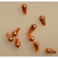Teardrop Tungsten Beads Copper