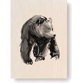 Teemu Järvi Plywood art cards, 10 x 15 cm Gently Bear
