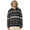 Rip Curl Campus Knit Hood Mens Washed Black