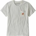 Patagonia Alpine Icon Regenerative Organic Cotton Pocket T-Shirt Womens White