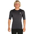 Rip Curl Tech Bomb Short Sleeve UV Tee Rash Vest Charcoal